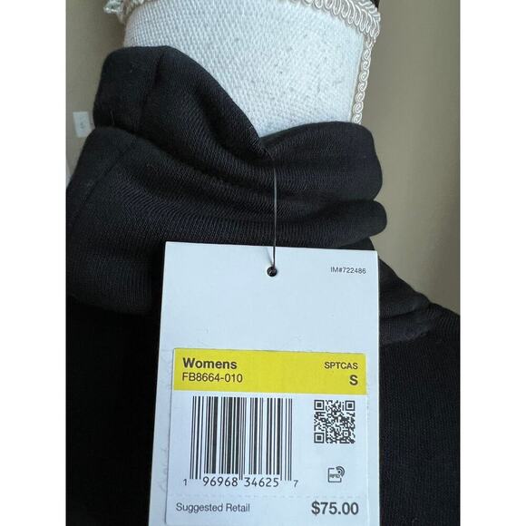 Nike dri fit black oversized sweatshirt hoodie size S - Picture 6 of 6